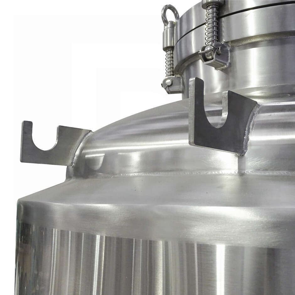 Isobarer Gekühlter Edelstahltank 100 liter - 60° Konische  Boden